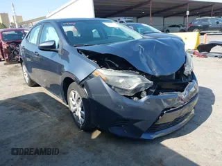 2016 Toyota Corolla L с VIN 5YFBURHEXGP391045, выставлен на аукционе IAAI как лот 42410777 с пробегом 94 145 миль миль и . История ставок и продаж доступна на DreamBid. Изображение 1.