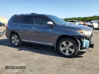 2012 Toyota Highlander Limited with VIN 5TDDK3EH5CS144463, listed as a Copart auction lot 59112575 with 144,513 mi miles and Salvage title. Bid and sale history available at DreamBid. Image 4.