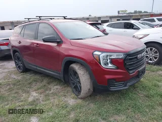 2023 GMC Terrain SLE z VIN 3GKALMEG4PL242669, wystawiony jako IAAI lot #41948556 z przebiegiem Nie podano mil oraz . Historia ofert i sprzedaży dostępna na DreamBid. Obrazek 1.