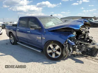 2016 Ram 1500 Lone Star with VIN 3C6RR6LT0GG343300, listed as a Copart auction lot 73800234 with 0 mi miles and Salvage Title. Bid and sale history available at carsss.com. Image 4.