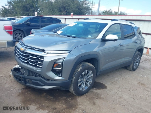 2025 Chevrolet Equinox FWD LT with VIN 3GNAXHEG3SL118237, listed as a IAAI auction lot 41530011 with 5,707 mi miles. Bid and sale history available at carsss.com. Image 17.