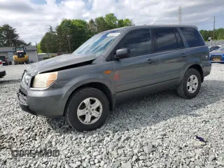 2007 Honda Pilot LX z VIN 5FNYF28177B007209, wystawiony jako Copart lot #55150155 z przebiegiem 218 383 mil mil oraz Szkoda całkowita • Salvage title. Historia ofert i sprzedaży dostępna na DreamBid. Obrazek 1.