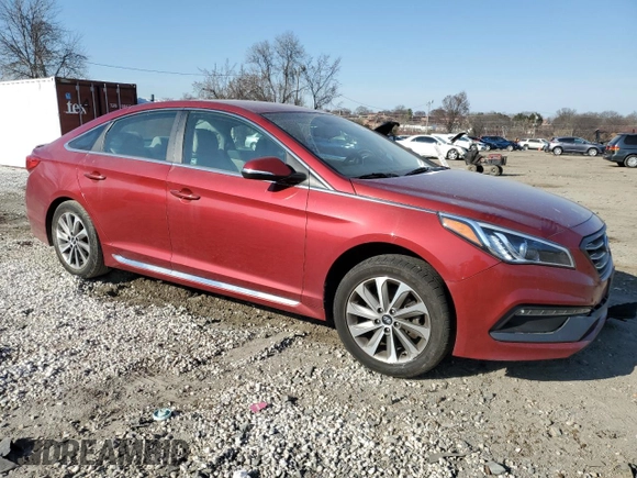 2015 Hyundai Sonata 2.4L Sport with VIN 5NPE34AF2FH060879, listed as a Copart auction lot 49046405 with 104,583 mi miles and Salvage Title. Bid and sale history available at carsss.com. Image 4.