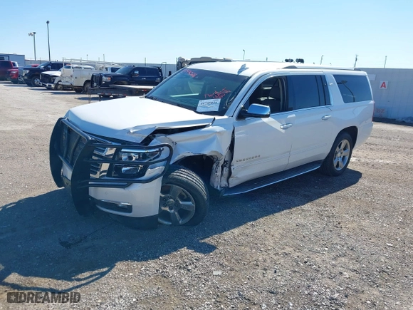 2017 Chevrolet Suburban Premier with VIN 1GNSCJKC7HR142082, listed as a IAAI auction lot 41749026 with 152,415 mi miles. Bid and sale history available at carsss.com. Image 2.