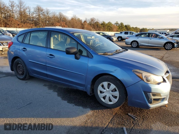 2015 Subaru Impreza 2.0i z VIN JF1GPAA66F8203249, wystawiony jako Copart lot #49758915 z przebiegiem 10 309 mil mil oraz Nie do naprawy • Non repairable. Historia ofert i sprzedaży dostępna na DreamBid. Obrazek 4.