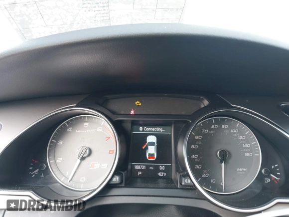 2015 Audi S5 Premium Plus with VIN WAUCGAFR7FA005913, listed as a IAAI auction lot 41542991 with 108,731 mi miles. Bid and sale history available at carsss.com. Image 7.