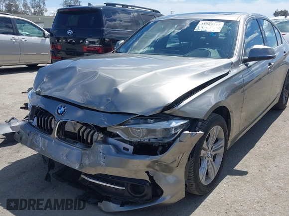 2018 BMW 3 Series 330i with VIN WBA8B9G58JNU98341, listed as a IAAI auction lot 41909777 with 85,396 mi miles and . Bid and sale history available at DreamBid. Image 6.