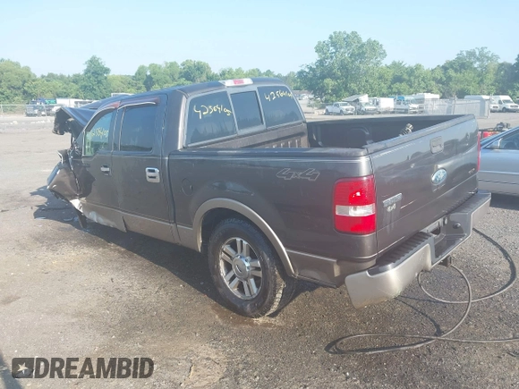 2006 Ford F-150 XLT with VIN 1FTPW14V36FB63577, listed as a IAAI auction lot 42564105 with 196,191 mi miles and . Bid and sale history available at DreamBid. Image 3.