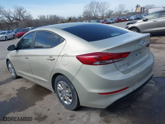2018 Hyundai Elantra SE with VIN KMHD74LF9JU475088, listed as a IAAI auction lot 41813948 with 114,590 mi miles. Bid and sale history available at carsss.com. Image 3.