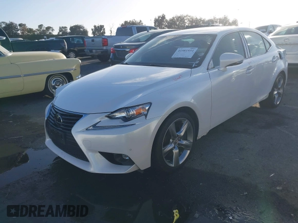 2016 Lexus IS with VIN JTHBE1D29G5028225, listed as a IAAI auction lot 41581934 with 35,602 mi miles. Bid and sale history available at carsss.com. Image 19.