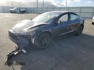 2025 Tesla Model 3 Long Range with VIN 5YJ3E1EB3SF891419, listed as a Copart auction lot 43178755 with Not Provided miles and Salvage Title. Bid and sale history available at DreamBid. Image 1.