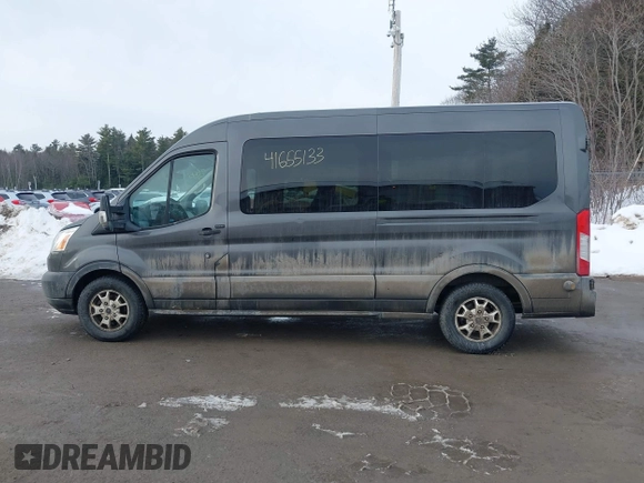 2016 Ford Transit Passenger XL with VIN 1FBZX2CM8GKA41041, listed as a IAAI auction lot 41655133 with 109,546 mi miles and . Bid and sale history available at DreamBid. Image 14.