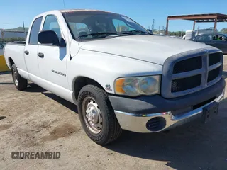 2004 Dodge Ram 2500 SLT with VIN 3D7KA28604G133004, listed as a IAAI auction lot 41654514 with 57,453 mi miles. Bid and sale history available at carsss.com. Image 1.