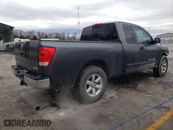 2010 Nissan Titan SE with VIN 1N6AA0CA9AN319565, listed as a Copart auction lot 44175775 with 214,303 mi miles and Salvage Title. Bid and sale history available at carsss.com. Image 3.