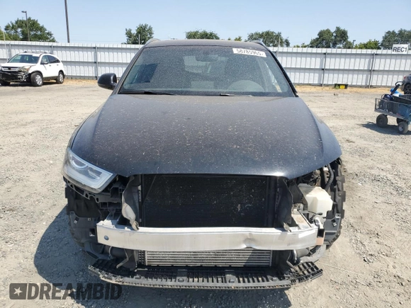 2015 Audi Q3 Premium Plus with VIN WA1EFCFS3FR013984, listed as a Copart auction lot 58785965 with 172,930 mi miles and Salvage title. Bid and sale history available at DreamBid. Image 5.