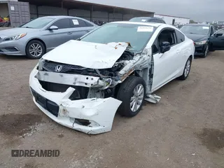 2012 Honda Civic Cpe EX with VIN 2HGFG3B83CH528482, listed as a IAAI auction lot 41894111 with 137,380 mi miles. Bid and sale history available at carsss.com. Image 2.