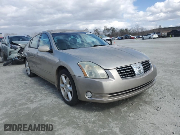 2005 Nissan Maxima 3.5 SE with VIN 1N4BA41E45C815045, listed as a Copart auction lot 48057835 with 168,463 mi miles and Salvage Title. Bid and sale history available at carsss.com. Image 4.