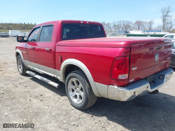 2010 Dodge Ram 1500 Sport with VIN 1D7RV1CT1AS140168, listed as a IAAI auction lot 42087902 with 143,324 mi miles. Bid and sale history available at carsss.com. Image 3.