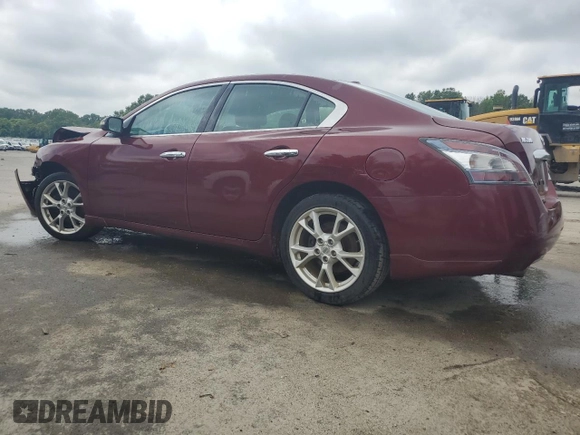 2013 Nissan Maxima SV with VIN 1N4AA5AP5DC820448, listed as a Copart auction lot 60411935 with 145,068 mi miles and Salvage title. Bid and sale history available at DreamBid. Image 2.