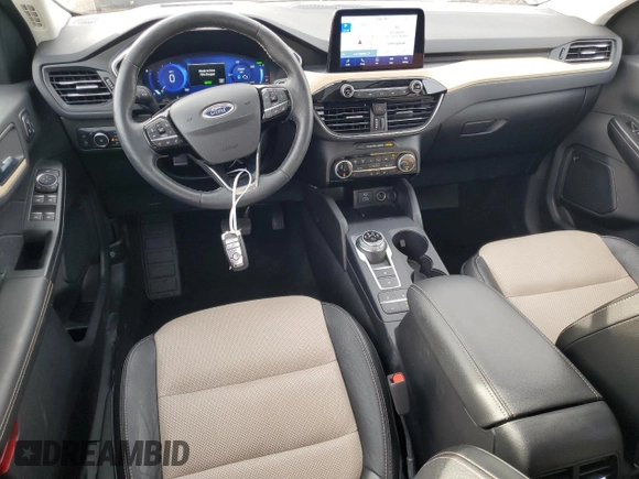 2022 Ford Escape Titanium Plug-In Hybrid с VIN 1FMCU0LZ8NUB45858, выставлен на аукционе Copart как лот 84727544 с пробегом 8 612 миль миль и Списание • Salvage title. История ставок и продаж доступна на DreamBid. Изображение 8.