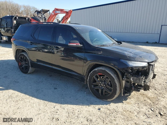 2023 Chevrolet Traverse Premier with VIN 1GNERKKW2PJ316844, listed as a Copart auction lot 50533685 with 20,790 mi miles and Salvage Title. Bid and sale history available at carsss.com. Image 4.