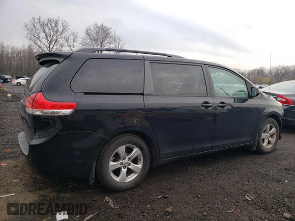 2014 Toyota Sienna LE AAS with VIN 5TDKK3DC7ES466988, listed as a Copart auction lot 53277255 with 130,706 mi miles and Salvage Title. Bid and sale history available at carsss.com. Image 3.