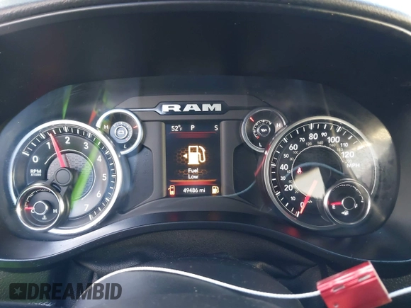 2019 Ram 1500 Big Horn/Lone Star with VIN 1C6RRFFG0KN727866, listed as a IAAI auction lot 41270371 with 49,486 mi miles. Bid and sale history available at carsss.com. Image 7.