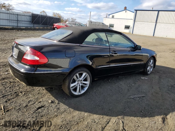 2008 Mercedes-Benz CLK 350 with VIN WDBTK56F78F235373, listed as a Copart auction lot 79170424 with Not Provided miles and Salvage Title. Bid and sale history available at DreamBid. Image 3.