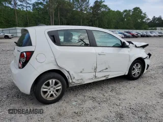 2016 Chevrolet Sonic LS with VIN 1G1JA6SH3G4167472, listed as a Copart auction lot 53457405 with 45,221 mi miles and Salvage title. Bid and sale history available at DreamBid. Image 3.
