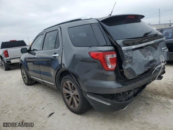 2018 Ford Explorer Limited with VIN 1FM5K7FH3JGA54953, listed as a Copart auction lot 43580475 with 106,368 mi miles and Salvage Title. Bid and sale history available at carsss.com. Image 2.