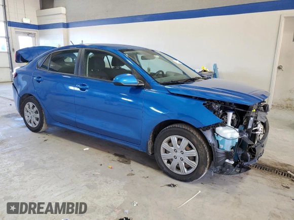 2021 Kia Rio S with VIN 3KPA24AD0ME403741, listed as a Copart auction lot 45211465 with 88,568 mi miles and Salvage Title. Bid and sale history available at carsss.com. Image 4.