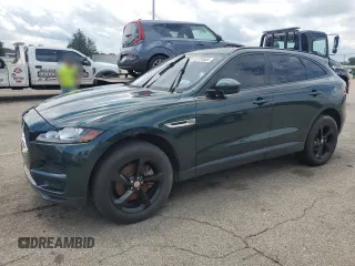 2017 Jaguar F-Pace 35t Premium with VIN SADCJ2BV7HA489912, listed as a Copart auction lot 62724665 with 74,494 mi miles and Clean title. Bid and sale history available at DreamBid. Image 1.