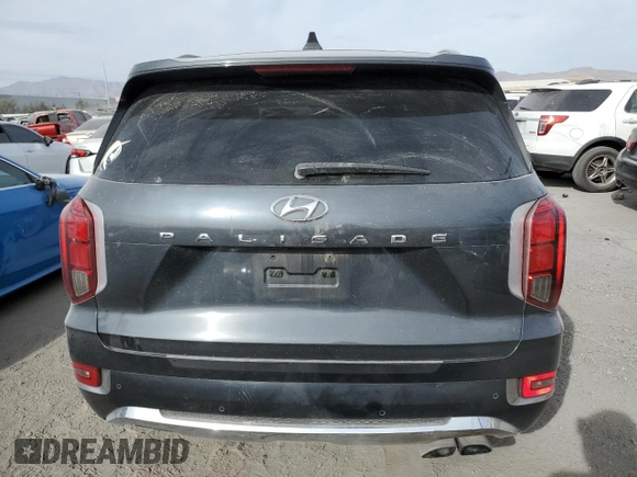 2020 Hyundai Palisade Limited z VIN KM8R54HEXLU052728, wystawiony jako Copart lot #42217215 z przebiegiem 55 199 mil mil oraz Szkoda całkowita • Salvage title. Historia ofert i sprzedaży dostępna na DreamBid. Obrazek 6.
