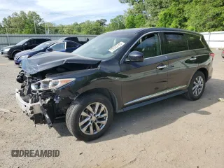 2014 Infiniti QX60 z VIN 5N1AL0MN7EC505312, wystawiony jako Copart lot #53535145 z przebiegiem 170 173 mil mil oraz Szkoda całkowita • Salvage title. Historia ofert i sprzedaży dostępna na DreamBid. Obrazek 1.