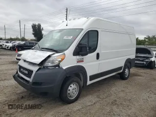 2019 Ram ProMaster Cargo with VIN 3C6TRVCG2KE539424, listed as a Copart auction lot 41985374 with 80,597 mi miles and . Bid and sale history available at DreamBid. Image 1.