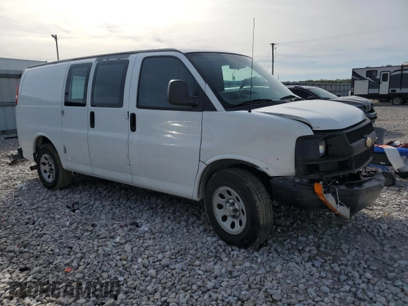 2012 Chevrolet Express Cargo with VIN 1GCSGAFX0C1189889, listed as a Copart auction lot 53987705 with 216,699 mi miles and Salvage title. Bid and sale history available at DreamBid. Image 4.