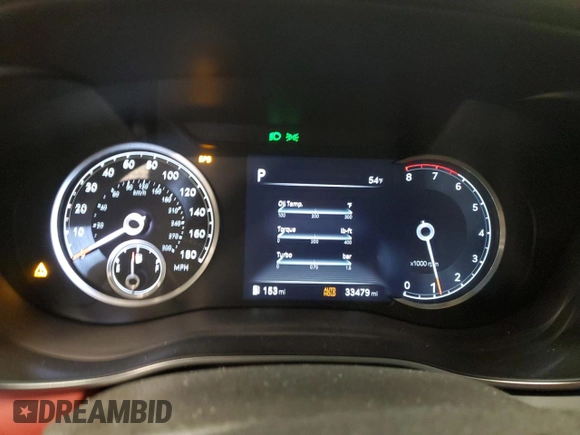 2022 Genesis G70 Launch Edition with VIN KMTG14TE6NU082327, listed as a Copart auction lot 83099774 with 33,479 mi miles and Salvage Title. Bid and sale history available at DreamBid. Image 9.