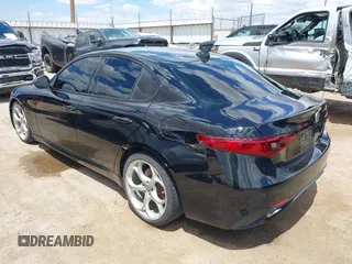 2019 Alfa Romeo Giulia Ti Sport with VIN ZARFAMBN5K7608927, listed as a IAAI auction lot 42347437 with 54,276 mi miles and . Bid and sale history available at DreamBid. Image 3.