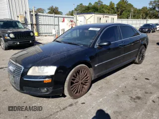 2006 Audi A8 4.2L z VIN WAUML44E06N005004, wystawiony jako Copart lot #77558044 z przebiegiem 93 408 mil mil oraz Szkody całkowita. Historia ofert i sprzedaży dostępna na DreamBid. Obrazek 1.
