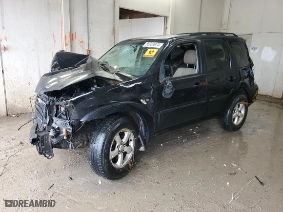 2006 Mazda Tribute LX with VIN 4F2YZ94126KM14426, listed as a Copart auction lot 85331974 with 214,950 mi miles and Salvage Title. Bid and sale history available at carsss.com. Image 1.