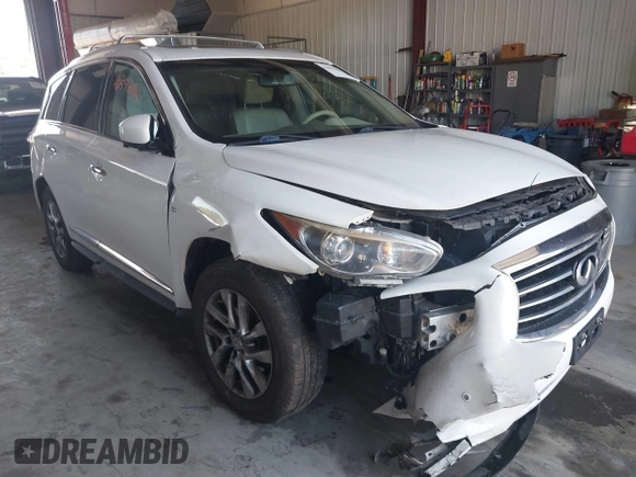 2014 Infiniti QX60 with VIN 5N1AL0MM1EC505488, listed as a IAAI auction lot 42592061 with 207,960 mi miles and . Bid and sale history available at DreamBid. Image 1.