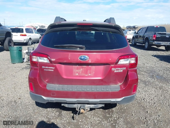 2015 Subaru Outback 2.5i Limited with VIN 4S4BSANC1F3314349, listed as a IAAI auction lot 41844184 with 132,850 mi miles. Bid and sale history available at carsss.com. Image 16.