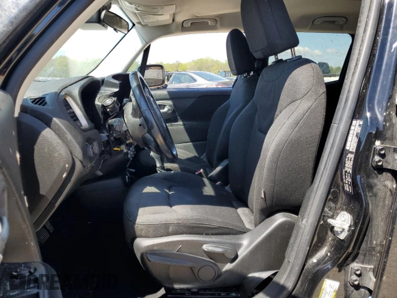 2017 Jeep Renegade Altitude with VIN ZACCJBBB3HPF80404, listed as a Copart auction lot 52114865 with 155,068 mi miles and Salvage title. Bid and sale history available at DreamBid. Image 7.
