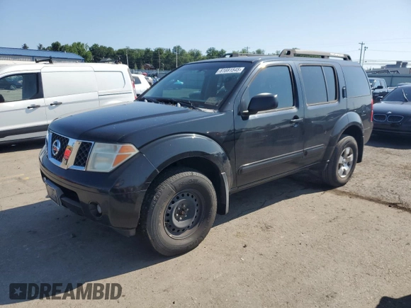 2007 Nissan Pathfinder SE z VIN 5N1AR18W87C637358, wystawiony jako Copart lot #61691545 z przebiegiem 97 134 mil mil oraz Czysty tytuł • Clean title. Historia ofert i sprzedaży dostępna na DreamBid. Obrazek 1.