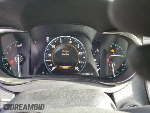2015 Buick LaCrosse Premium II with VIN 1G4GF5G30FF267392, listed as a Copart auction lot 41984665 with 118,191 mi miles and Salvage Title. Bid and sale history available at DreamBid. Image 9.