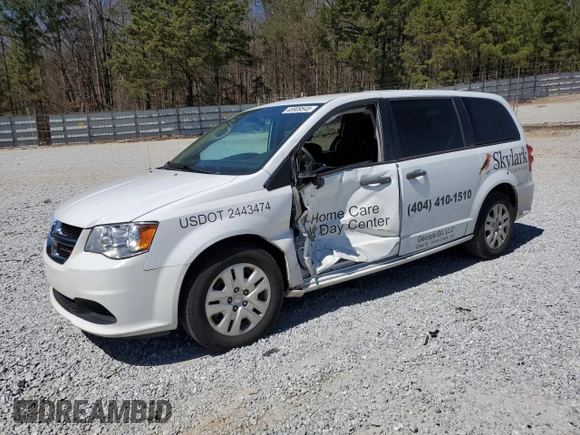 2019 Dodge Grand Caravan SE with VIN 2C4RDGBG0KR528211, listed as a Copart auction lot 48909545 with 68,494 mi miles and Salvage Title. Bid and sale history available at DreamBid. Image 1.