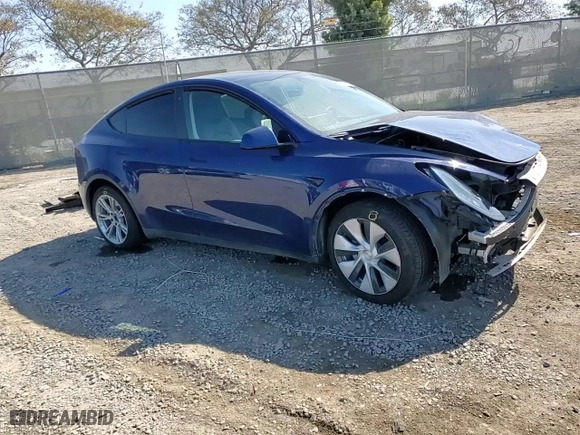 2021 Tesla Model Y Long Range with VIN 5YJYGAEE3MF231751, listed as a Copart auction lot 46415105 with 78,172 mi miles and Salvage Title. Bid and sale history available at carsss.com. Image 11.