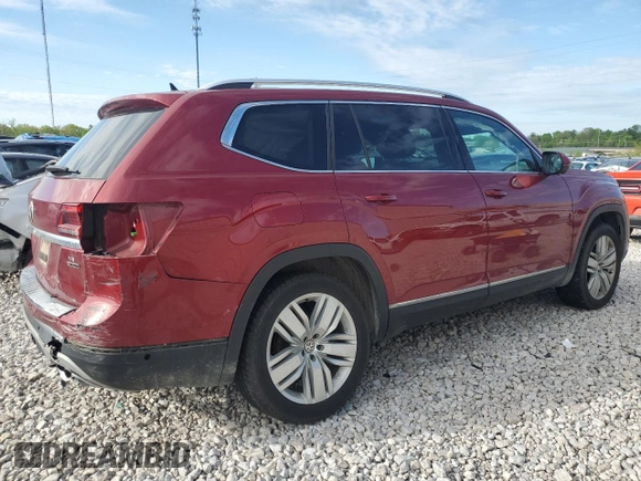 2018 Volkswagen Atlas SEL Premium with VIN 1V2NR2CA4JC575843, listed as a Copart auction lot 54007065 with 114,873 mi miles and Salvage title. Bid and sale history available at DreamBid. Image 3.