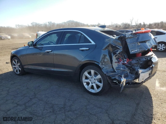 2015 Cadillac ATS Sedan Standard AWD with VIN 1G6AG5RX8F0135123, listed as a Copart auction lot 87646585 with 130,446 mi miles and Salvage Title. Bid and sale history available at carsss.com. Image 2.