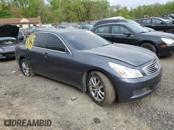 2007 Infiniti G35 Sedan G35x with VIN JNKBV61F97M810924, listed as a Copart auction lot 53657765 with 0 mi miles and Salvage Title. Bid and sale history available at carsss.com. Image 4.